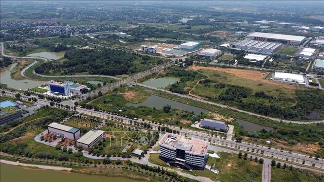 Nhiều dự án đầu tư tại đây đã làm chủ được công nghệ lõi, các công nghệ cao, có những thành tựu quan trọng, bước đầu lan tỏa và đóng góp vào nền kinh tế trong giai đoạn vừa qua. Ảnh: Huy Hùng - TTXVN
