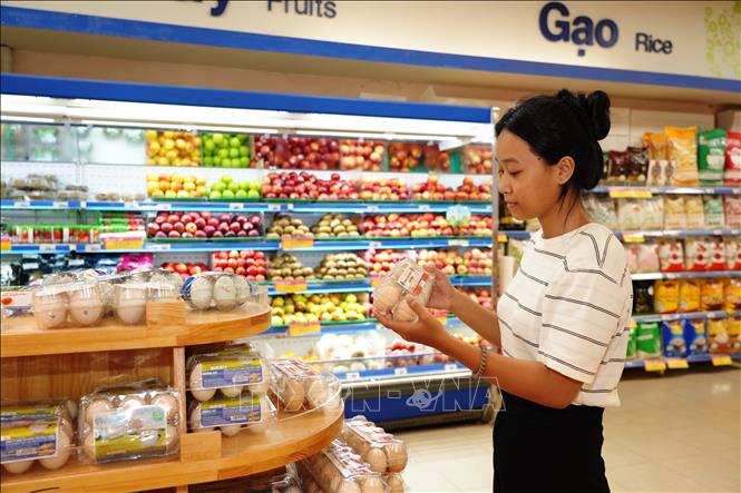 A corner of the Sai Gon Co.opmart supermarket in the southern province of Tay Ninh. VNA Photo: Minh Phú
