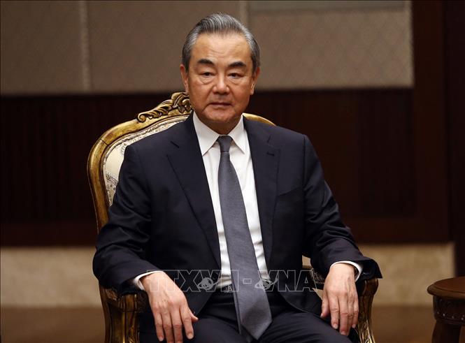 Bộ trưởng Ngoại giao Trung Quốc Vương Nghị tại Ankara, Thổ Nhĩ Kỳ ngày 26/7/2023. Ảnh: AFP/TTXVN
