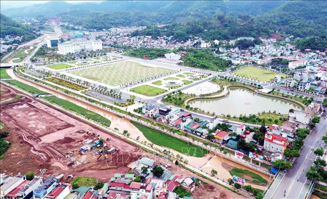Trong ảnh: Một góc thành phố Sơn La hôm nay. Ảnh: Quang Quyết-TTXVN