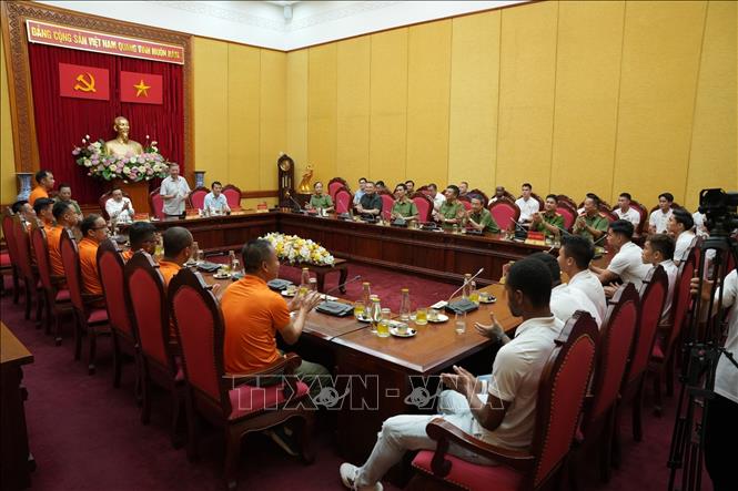Quang cảnh buổi gặp mặt. Ảnh: TTXVN