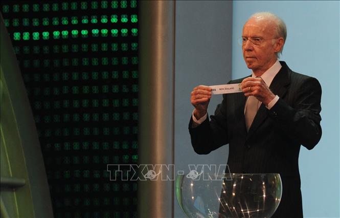 (Tư liệu) Huyền thoại bóng đá Brazil Mario Zagallo tại lễ bốc thăm FIFA World Cup 2014 ở Rio de Janeiro, Brazil, ngày 30/7/2011. Ảnh: AFP/TTXVN