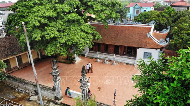 Trong ảnh: Di tích Quốc gia đặc biệt Đình làng Xuân Biều, nơi nổ ra cuộc khởi nghĩa giành chính quyền cách mạng đầu tiên của tỉnh Bắc Giang. Ảnh: Danh Lam -TTXVN