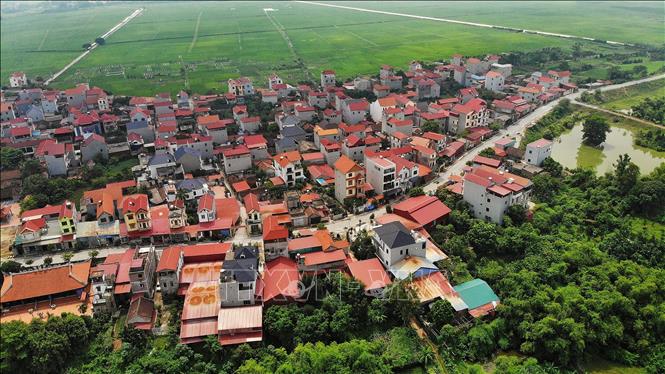 Vùng quê An toàn khu II huyện Hiệp Hòa. Ảnh: Danh Lam -TTXVN