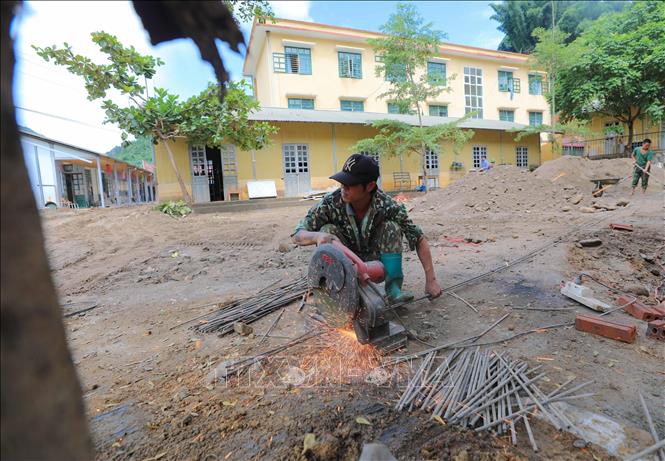 Công tác khắc phục hậu quả trên 