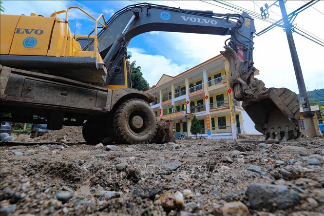 Công tác khắc phục hậu quả trên 