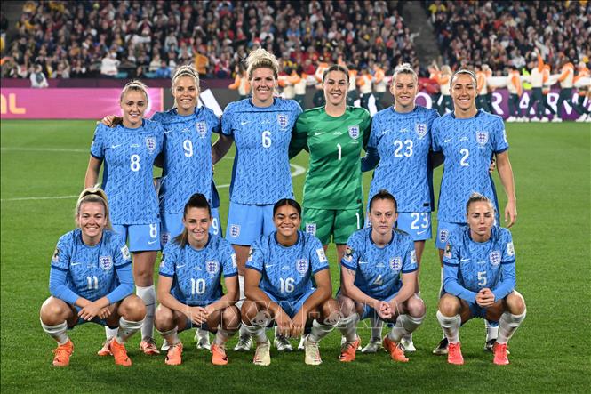 Tuyển Anh trong trận chung kết World Cup nữ 2023. Ảnh: AFP/TTXVN