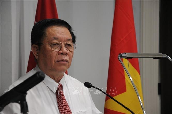 Trưởng Ban Tuyên giáo Trung ương Nguyễn Trọng Nghĩa phát biểu tại Hội thảo 
