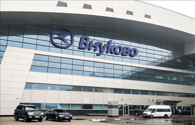(Tư liệu) Quang cảnh bên ngoài sân bay Vnukovo tại Moskva, Nga. Ảnh: AFP/TTXVN