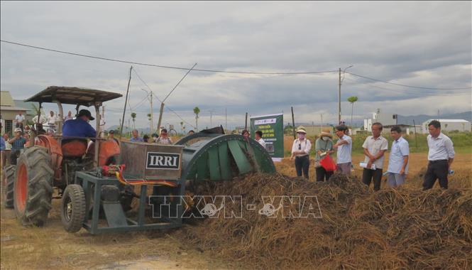 Nhân rộng mô hình cơ giới hóa sản xuất phân hữu cơ từ rơm - Ảnh thời sự ...
