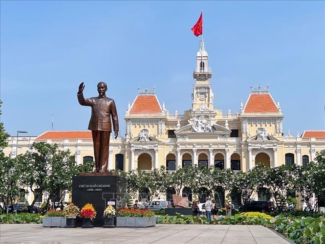 The headquarters of the Ho Chi Minh City People's Council and People's Committee. VNA Photo
