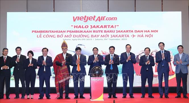 PM Pham Minh Chinh attends the opening ceremony. VNA Photo: Dương Giang