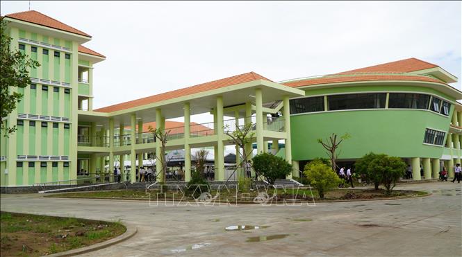 Trường Trung học Phổ thông thành phố Cao Lãnh (Đồng Tháp). Ảnh: Nhựt An - TTXVN