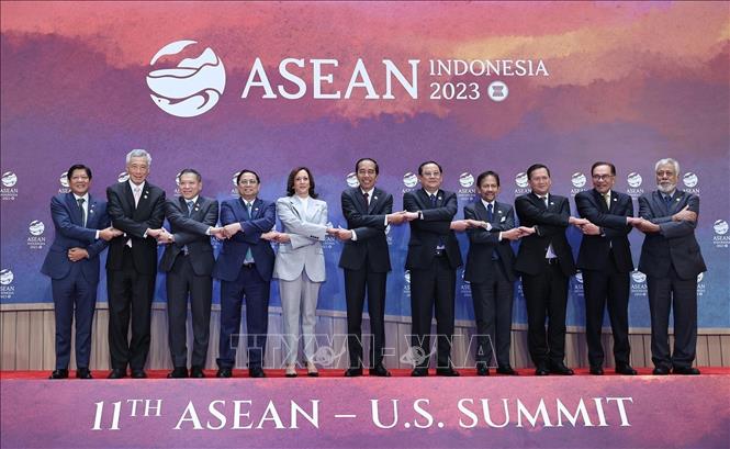 Prime Minister Pham Minh Chinh and other leaders at the 11th ASEAN-US Summit. VNA Photo: Dương Giang 