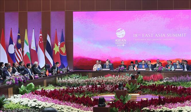 Hội nghị Cấp cao Đông Á lần thứ 18. Ảnh: Dương Giang-TTXVN
