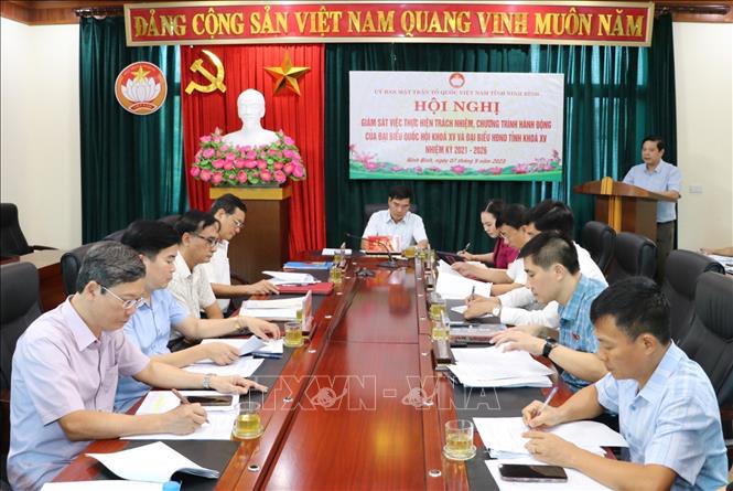 Quang cảnh buổi giám sát. Ảnh: Đức Phương - TTXVN