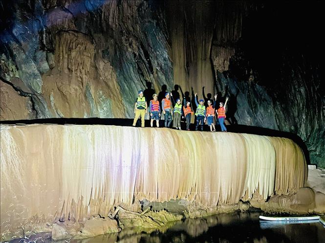 Locals call the area the Son Nu (mountain girl) cave. Photo by courtesy/VNA 