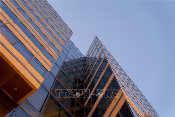 (Tư liệu) Trụ sở Quỹ Tiền tệ Quốc tế (IMF) tại Washington, DC, Mỹ. Ảnh: AFP/TTXVN