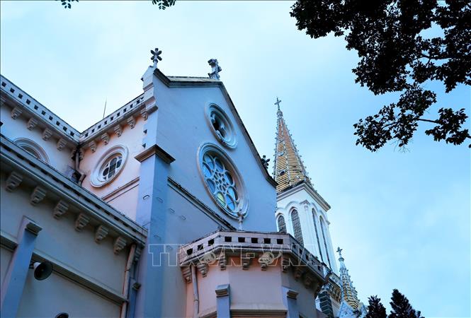 Gothic decorative elements of Huyen Sy church. VNA Photo: Hồng Đạt
