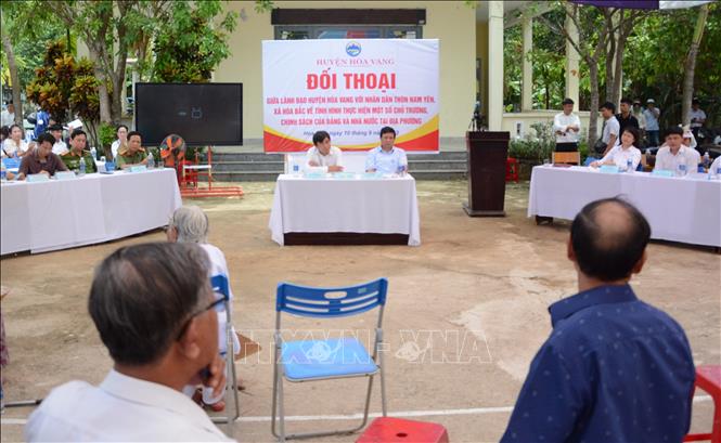 Toàn cảnh buổi đối thoại. Ảnh: Văn Dũng-TTXVN