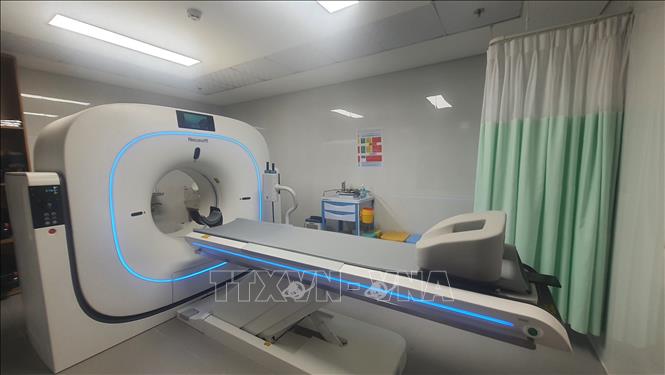 Trang thiết bị khám chữa bệnh tại Trung tâm Bác sỹ Gia đình Cẩm Lệ được đầu tư hiện đại. Ảnh: Văn Dũng-TTXVN