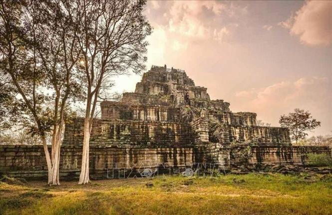 Đền Koh Ker được mệnh danh là kim tự tháp của nền văn minh Angkor. Ảnh: AKP/TTXVN phát