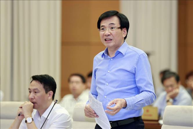 Bộ trưởng, Chủ nhiệm Văn phòng Chính phủ Trần Văn Sơn phát biểu. Ảnh: Doãn Tấn - TTXVN
