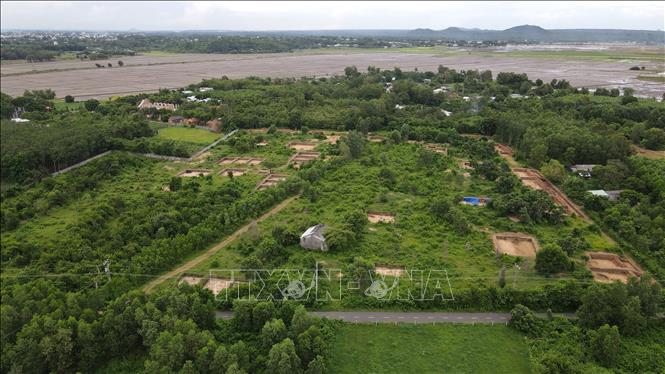 The relics site covers some 3,000 sq.m in Go Cat hamlet, Phuoc Thuan commune, Xuyen Moc district. VNA Photo: Huỳnh Sơn
