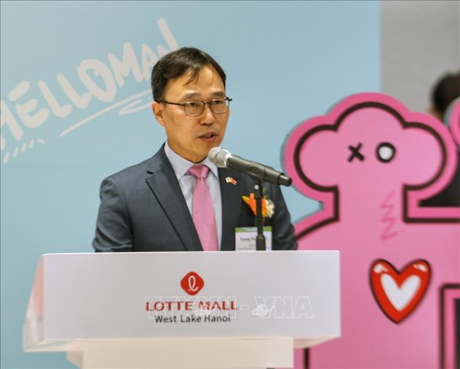 Đại sứ Hàn Quốc tại Việt Nam Choi Youngsam phát biểu. Ảnh: Tuấn Đức - TTXVN