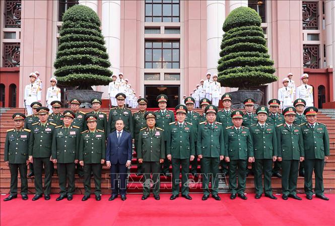 Image hình ảnh hình ảnh hình ảnh hình ảnh hình ảnh hình ảnh hình ảnh hình ảnh hình ảnh Lương Cường - Chủ nhiệm Tổng cục Chính trị QĐND Lào Thongloi Silivong thăm chính ...