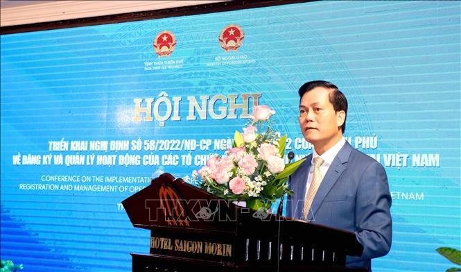 Thứ trưởng Bộ Ngoại giao Hà Kim Ngọc phát biểu tại Hội nghị. Ảnh: Tường Vi - TTXVN. 
