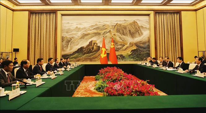 A view of the meeting. VNA Photo: Mạnh Cường