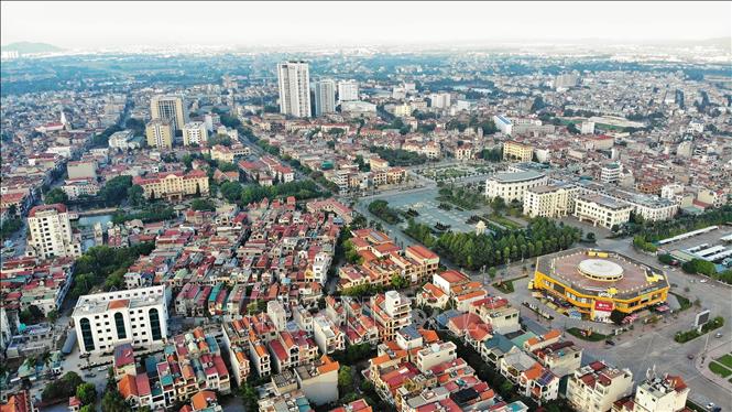 Một góc thành phố Bắc Giang. Ảnh: Danh Lam - TTXVN