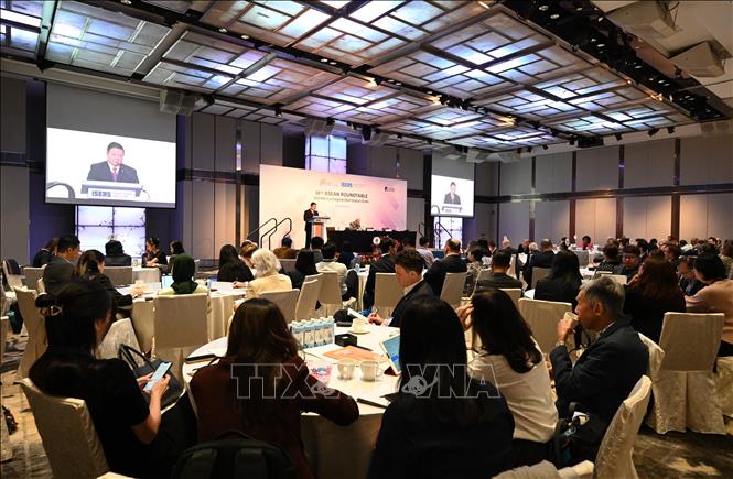 Hội nghị Bàn tròn ASEAN lần thứ 38 với chủ đề “ASEAN trong một trật tự thế giới phân mảnh”. Ảnh: ISEAS/TTXVN phát