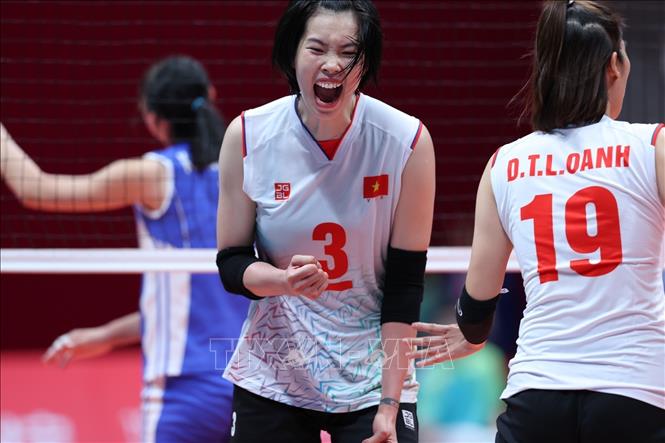 Niềm vui chiến thắng của Thanh Thuý (3). Ảnh: Hoàng Linh-TTXVN