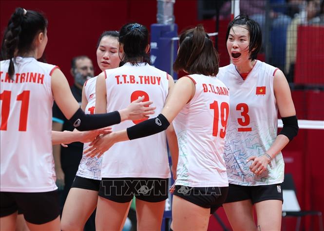 Niềm vui chiến thắng của Thanh Thuý (3). Ảnh: Hoàng Linh-TTXVN