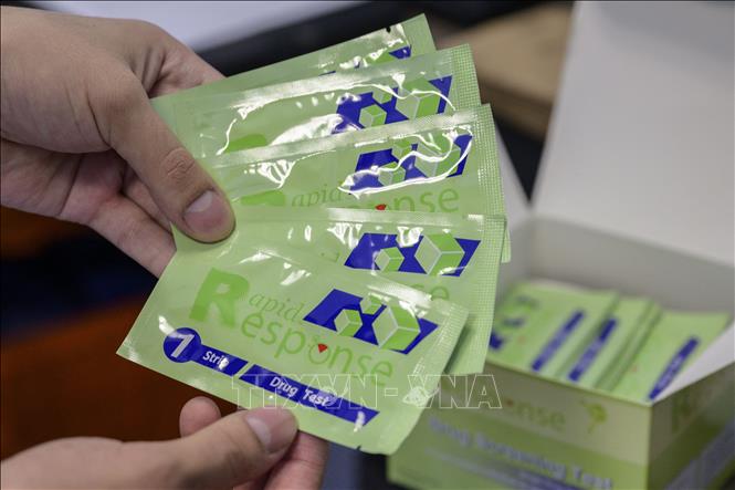 Một loại thuốc giảm đau fentanyl. Ảnh: AFP/TTXVN