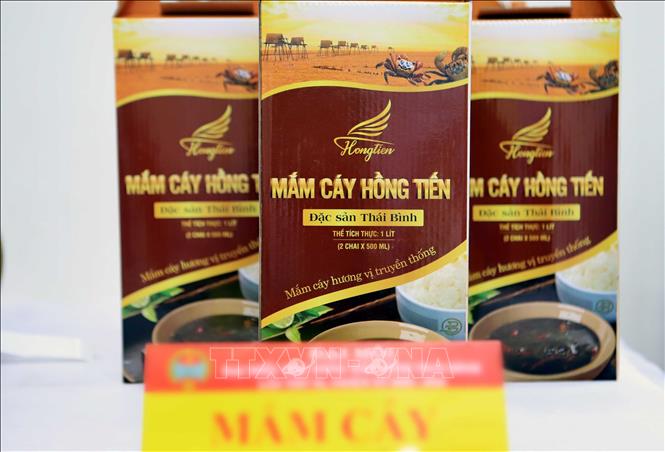 Hong Tien's Mam cay is recognized as a 4-star quality OCOP product in Thai Binh province. VNA Photo: Thế Duyệt