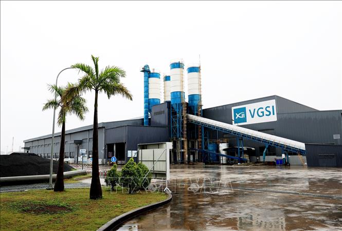 Công ty TNHH MTV Công nghiệp GS Việt Nam (VGSI) có vốn đầu tư FDI đang hoạt động tại Khu công nghiệp chuyên sâu Phú Mỹ 3. Ảnh: Hồng Đạt - TTXVN
