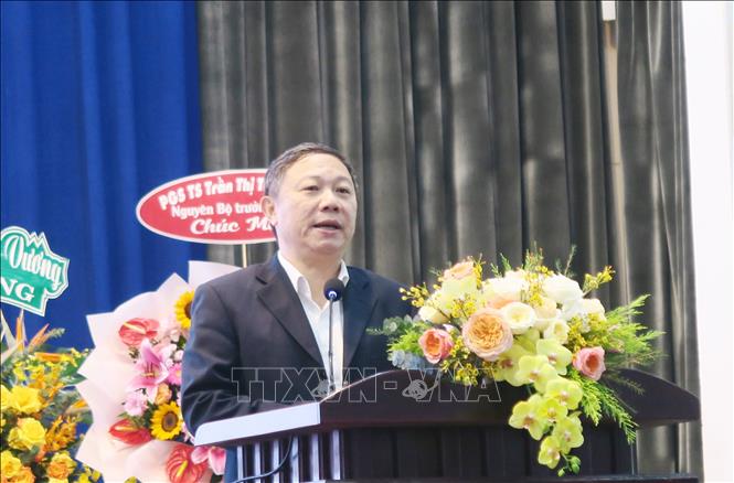 Ông Dương Anh Đức, Phó  Chủ tịch UBND Thành phố Hồ Chí Minh phát biểu tại Hội nghị. Ảnh: Đinh Hằng - TTXVN