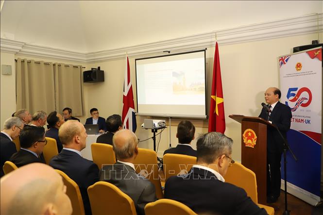 Deputy Chairman of the provincial People’s Council Dang Thanh Giang speaks at the conference. VNA Photo: Hải Vân