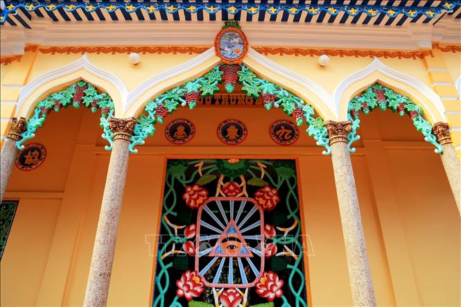  The Divine Eye, symbolising the almighty, eternal God, can be found as engravings and decorations in Tay Ninh Holy See. VNA Photo: Hồng Đạt