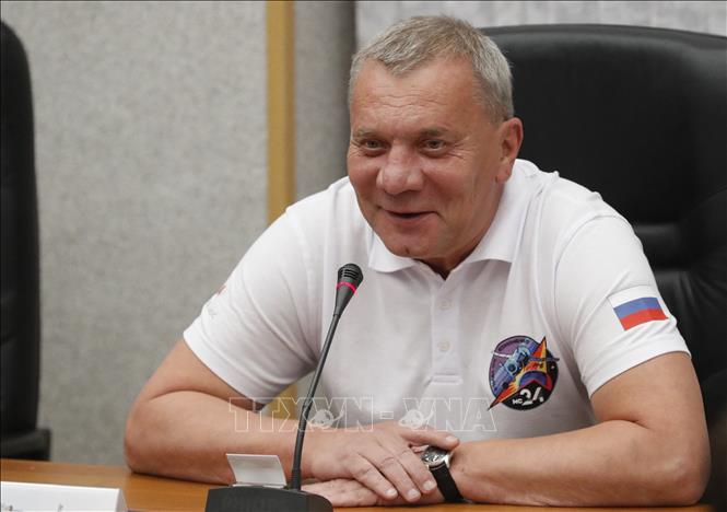(Tư liệu) Giám đốc Cơ quan vũ trụ Nga (Roscosmos) Yuri Borisov phát biểu tại cuộc họp ở Baikonur, Kazakhstan, ngày 14/9/2023. Ảnh: AFP/TTXVN