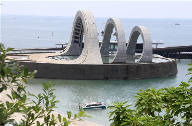 Một góc quần thể du lịch cáp treo An Thới - Hòn Thơm, thành phố Phú Quốc (Kiên Giang). Ảnh: Lê Huy Hải - TTXVN
