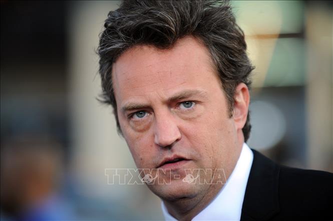 Nam diễn viên Matthew Perry tại một sự kiện ở Hollywood, Mỹ ngày 14/4/2009. Ảnh: AFP/TTXVN
