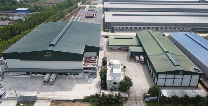 A cold storage of Toan Phat Group at the Phu An Thanh IP in Ben Luc district. VNA Photo: Minh Hưng