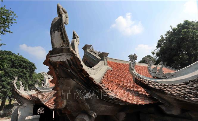 Một số hạng mục của công trình đã xuống cấp, hiện chính quyền địa phương đang tu bổ, tôn tạo lại. Ảnh: Thế Duyệt – TTXVN 