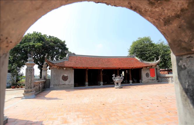 Miếu Hai Thôn - nơi thờ vua Lý Nam Đế và hoàng hậu tại Thái Bình. Ảnh: Thế Duyệt – TTXVN 