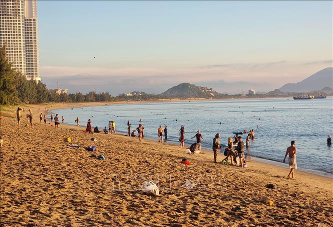 The Binh Son-Ninh Chu beach. VNA Photo: Nguyễn Thành 