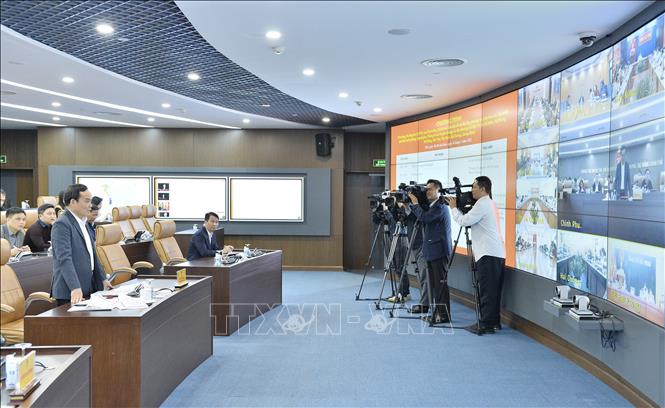 Phó Thủ tướng Trần Lưu Quang phát biểu chỉ đạo. Ảnh: Minh Đức - TTXVN
